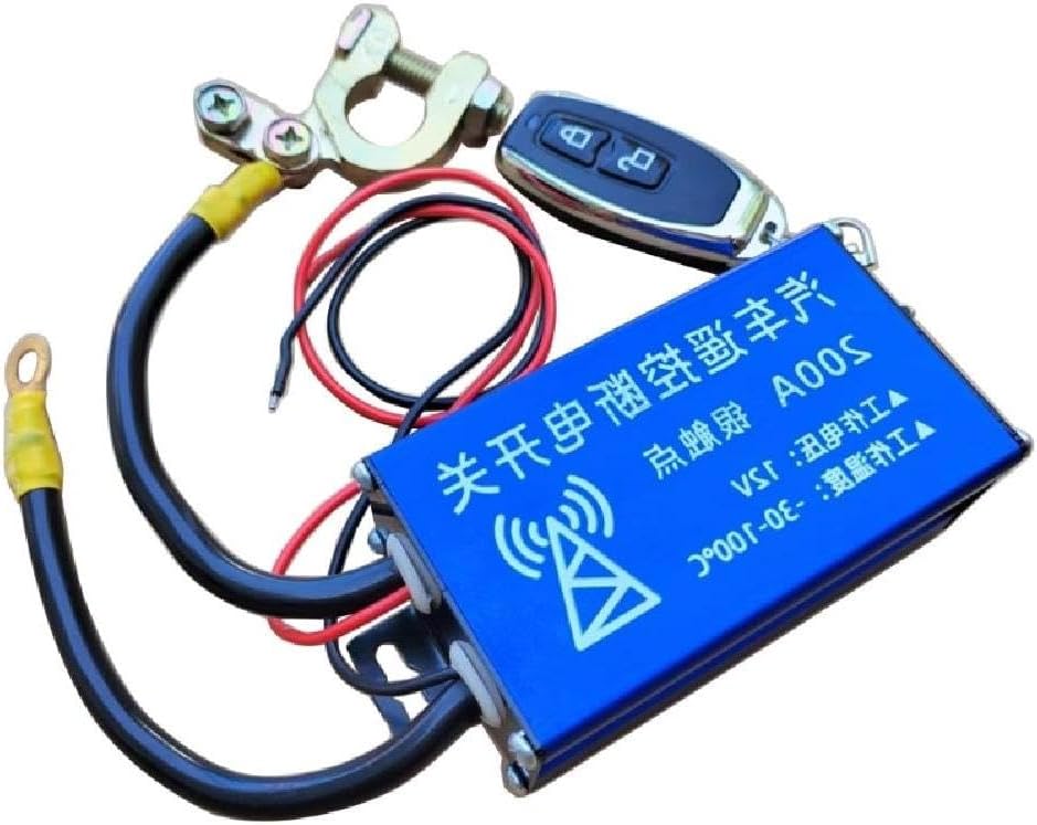 Car Remote Battery Disconnect Cut Off Isolator Switch AntiTheft 200A