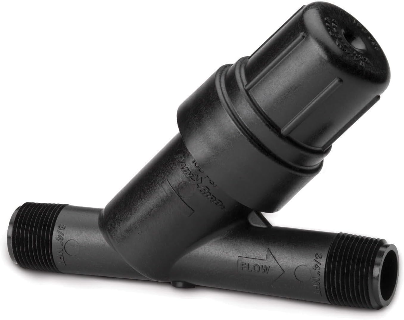 Rain Bird PRF07530S Drip Irrigation in-Line 30 PSI Pressure Regulating Y Filter, 3/4" Male Pipe Thread