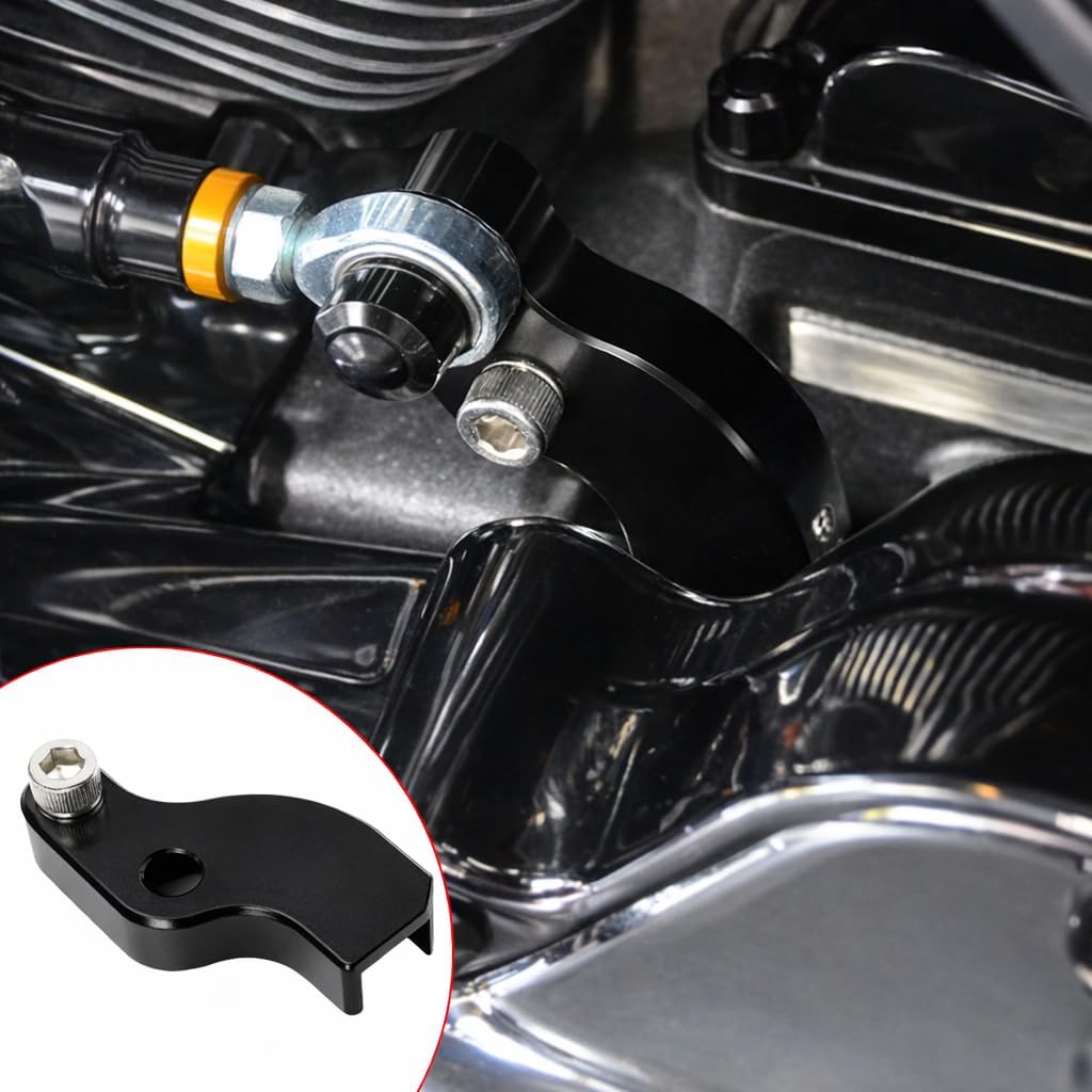 Motorcycle Neutral Assist Stand Bracket Gear Shifting Stabilize Neutral Support Bracket, Compatible with Harley-Davidson Road Glide Special FLTRXS 2017-2024 Extension Bracket, Black
