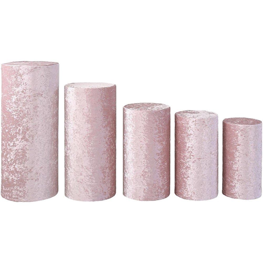 Couvertures de cylindre haut de gamme en tissu stretch pour plinthe de présentation événementielle