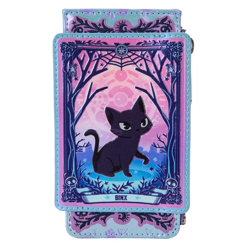 Grand porte-cartes de tarot irisé Loungefly Hocus Pocus accessoire de mode Disney