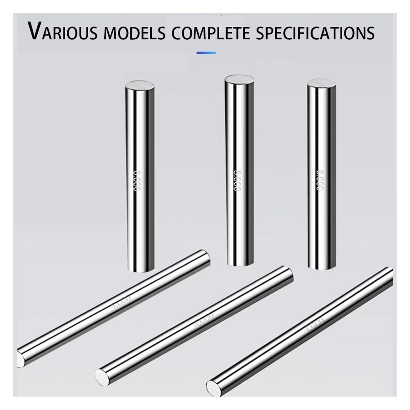 calibre de pasador Medidor de enchufe clavija, enchufe/agujero/calibre personalizado rango 0,38-0,49mm, paso,01mm, herramientas for carpintería, inspección, mecánica y medición(0.38,1 PCS)