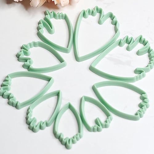 Miniatura 2 de Moldes de fondant de flores con cortadores de pétalos, moldes de pasta de goma de peonía para decoración de tartas, velas de jabón de arcilla de