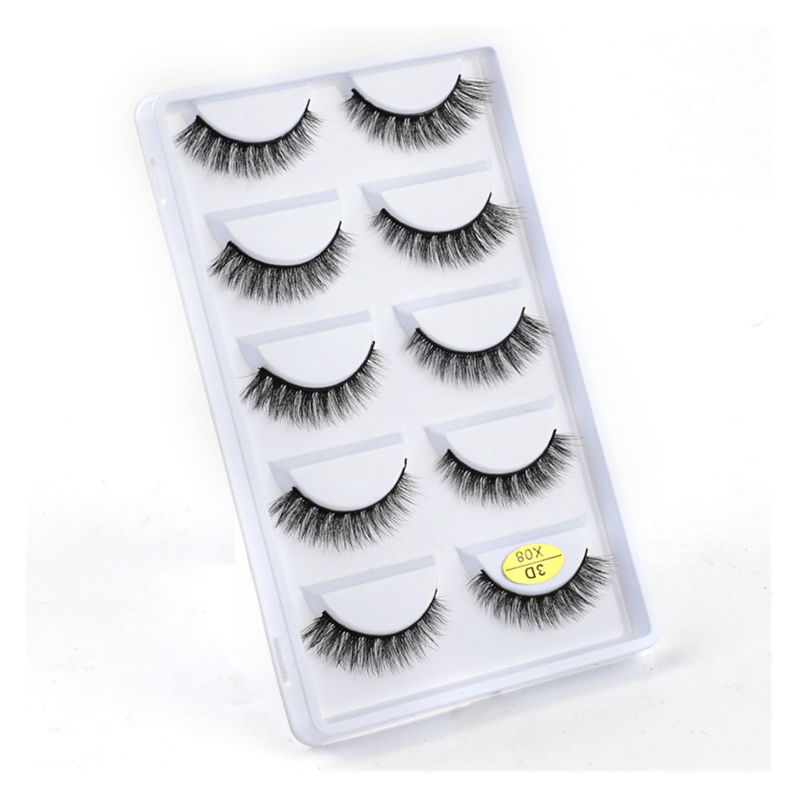 UAMOU 10 50 100 Boxes Mink Eyelashes Fluffy 3D Mink Lashes Makeup Natural Long Volume False Eyelashes Bulk