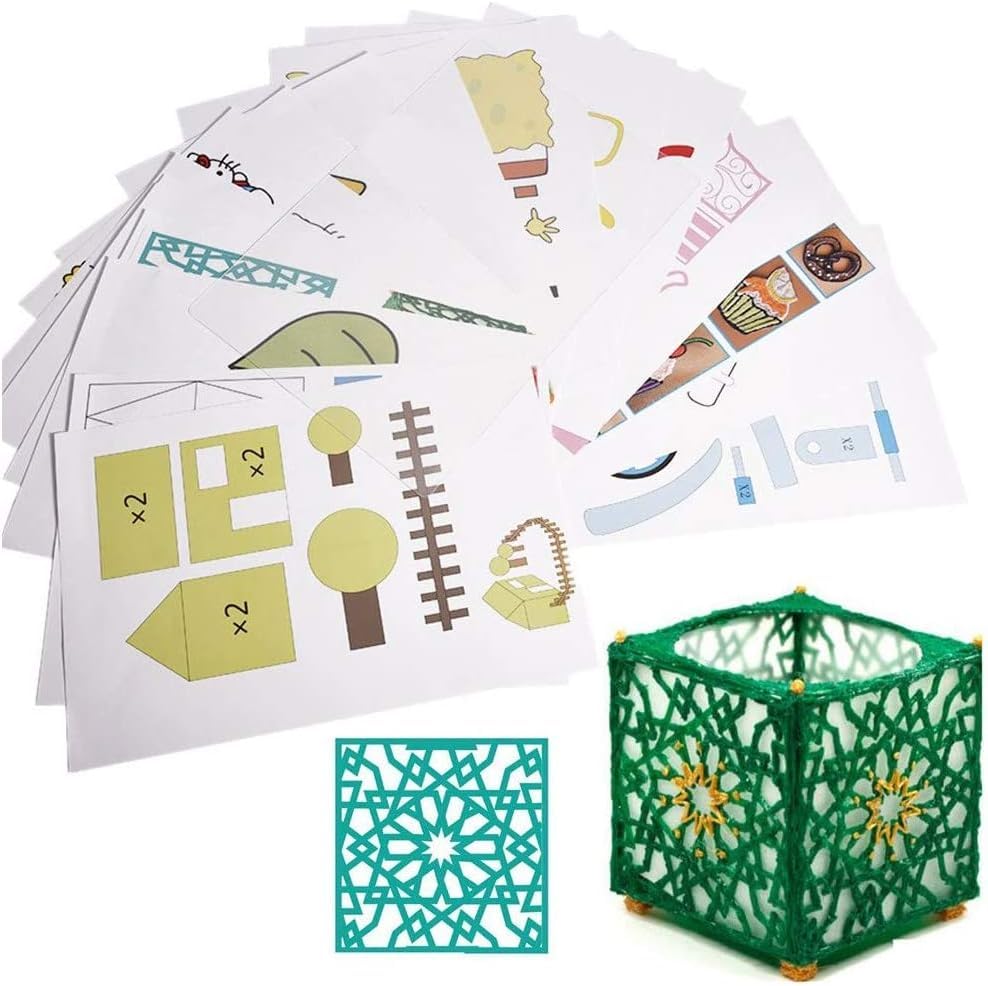 See full amazon price history chart for 3D Printer Drawing Molds Paper Stencils for 3D Printing Pen,Printing Paper Painting Graffiti Template for 3D Pen Kids DIY Gift Present, 20 Sheets 40 Patterns with a PVC Transparent Board 3D Printer Drawing Molds Paper Stencils for 3D Printing Pen,Printing Paper Painting Graffiti Template for 3D Pen Kids DIY Gift Present, 20 Sheets 40 Patterns with a PVC Transparent Board (B0CTQN344C) Amazon Price History, Amazon Price Tracker