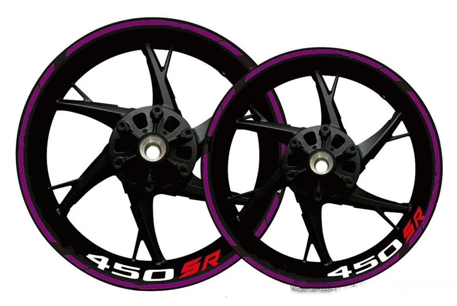 CFSJRXZ reflective rim stickers complete set for CFMOTO 800NK / 450NK
