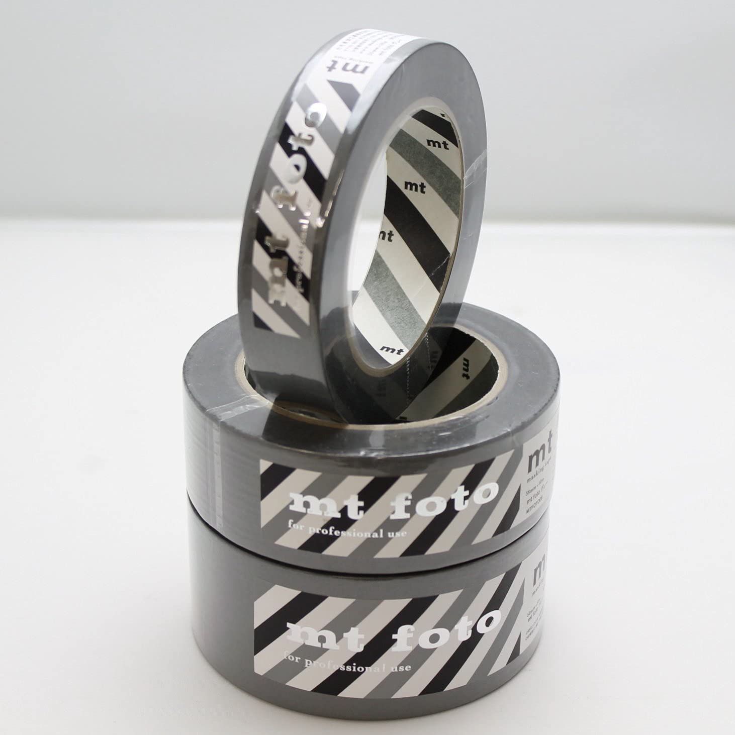 カモ井加工紙 Kamoi Processing Paper Masking Tape, 1.0 inch (25 mm) Width x 166.4 ft (50 m) Roll MTFOTO07 Mt foto Gray