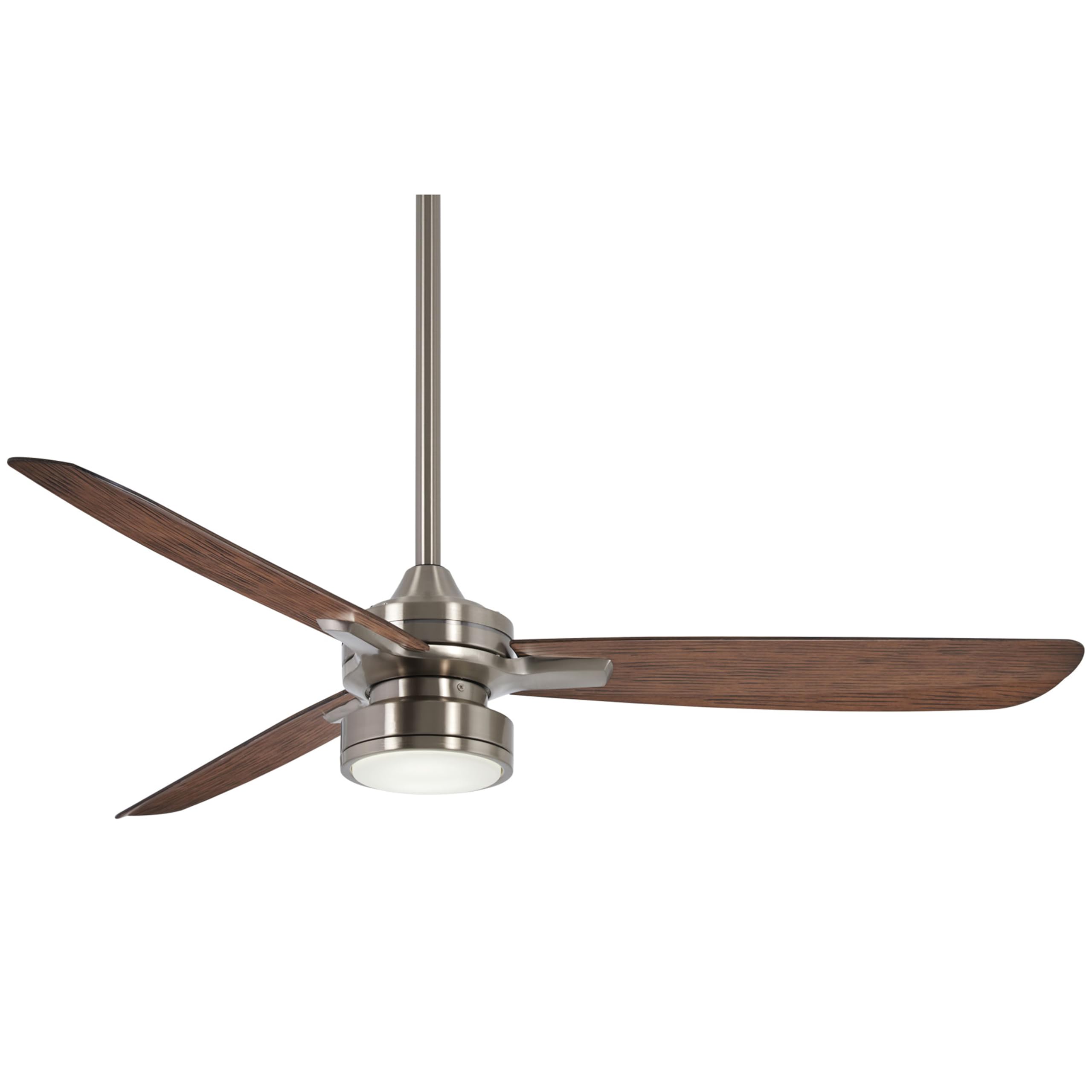 Minka-Aire F727-BN/MM, Rudolph 52" Ceiling Fan, Brushed Nickel Finish with Medium Maple Blades