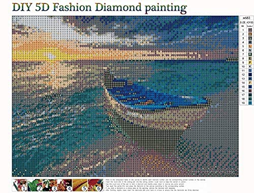 Amazon | 神話上の生き物ホワイトフォックス5 D大人ダイヤモンド絵画
