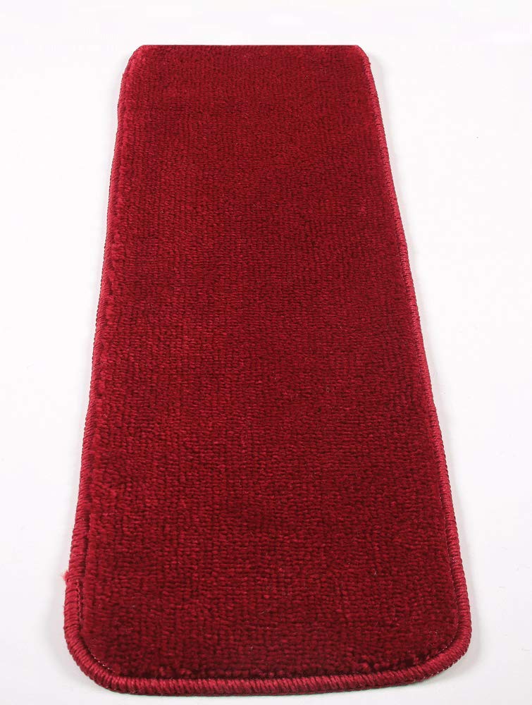 emmahome Alfombra antideslizante lavable a máquina, 22 x 67 cm, 11 mm de grosor (rojo, 13)