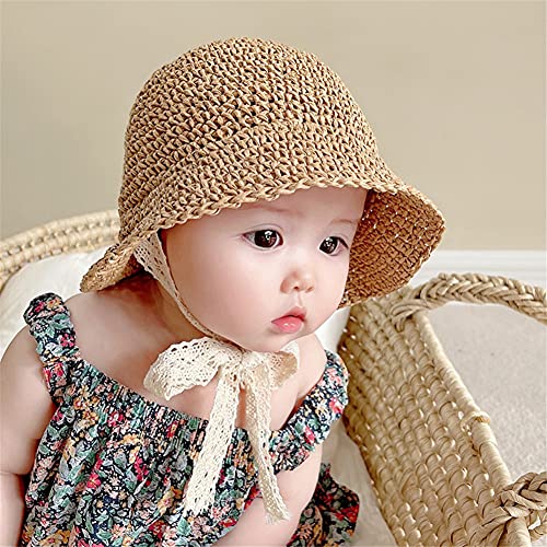 Little Girls Floppy Foldable Packable Wide Brim Summer Sun Hats Beach Straw Hat Baby Photography Straw Hats3