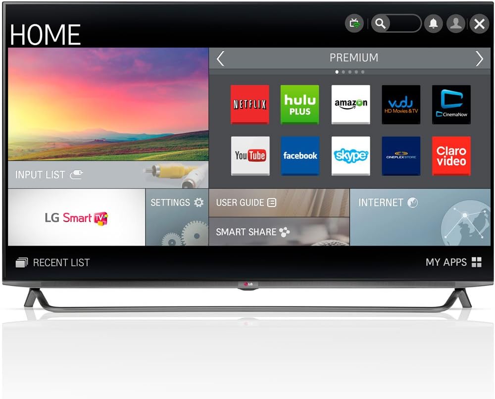 LG Electronics 65UB9200 65-Inch 4K Ultra HD 120Hz Smart LED TV (2014 Model)