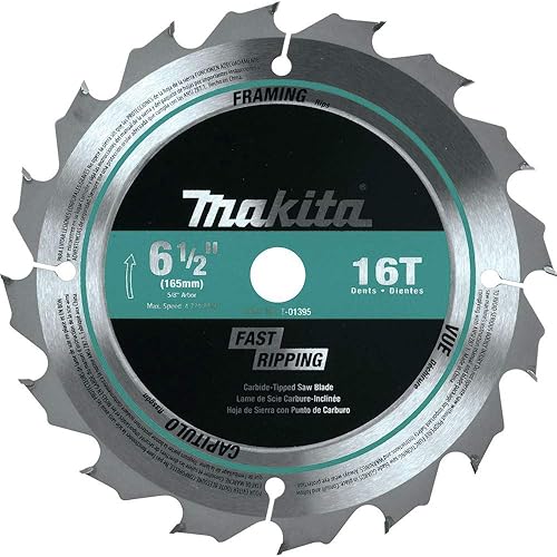 Miniatura 3 de Makita T-01395 6-12" 16T Hoja de sierra circular con punta de carburo, encuadre