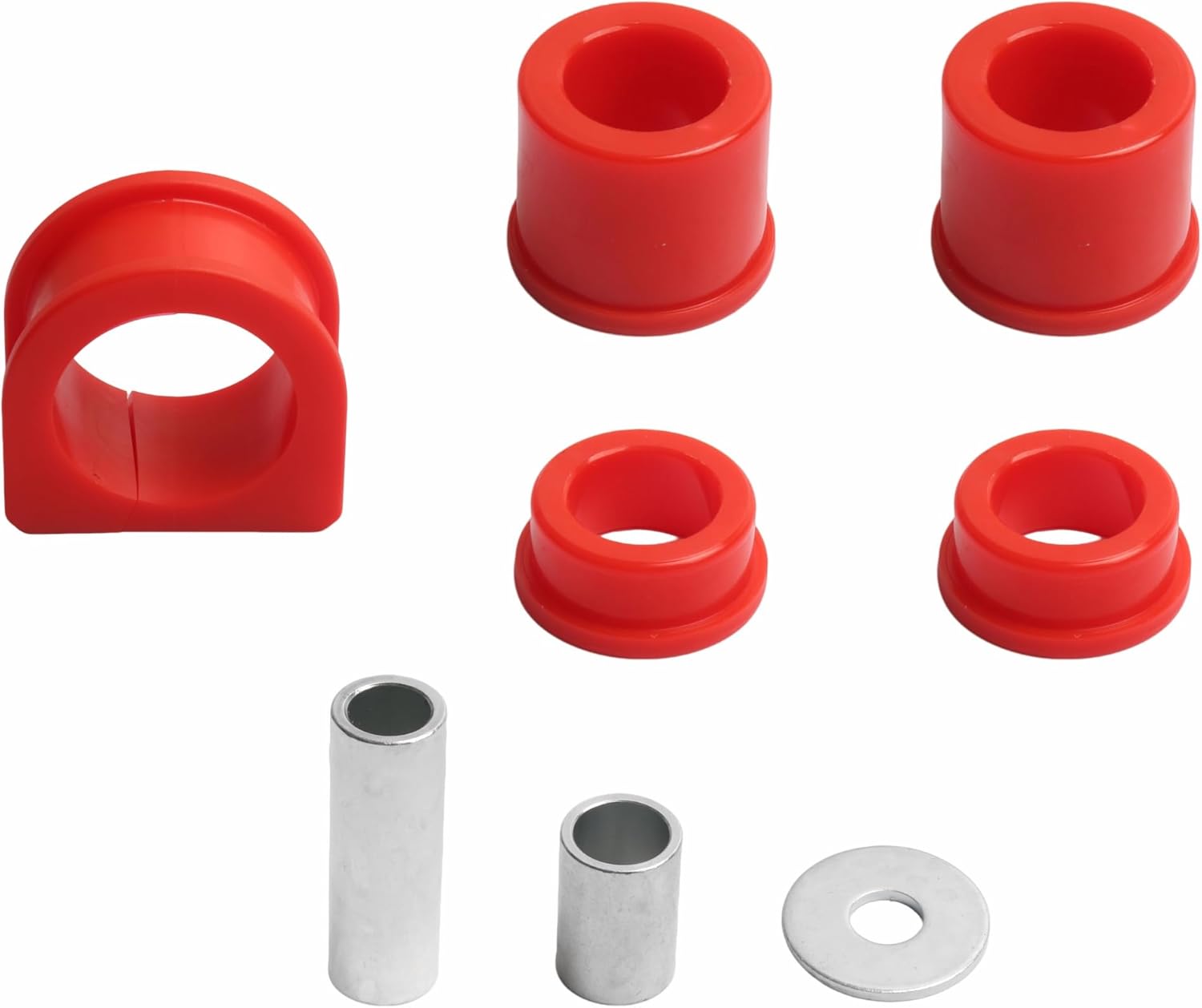 8.10103R Rack and Pinion Bushing Kit for Toyota 4Runner 1996-2002, Tacoma 1995-2004(4wd), Pickup 1995,Replaces #8.10103R Steering Gear Bushing Set, Direct Fit Replacement(Red)