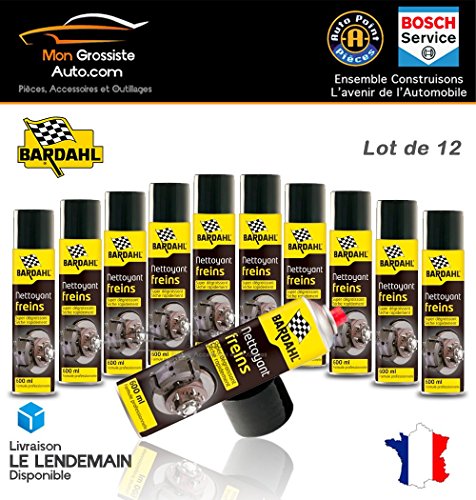 Bardahl Lot de 12 Nettoyant Frein Dégraissant Ultra Puissant
