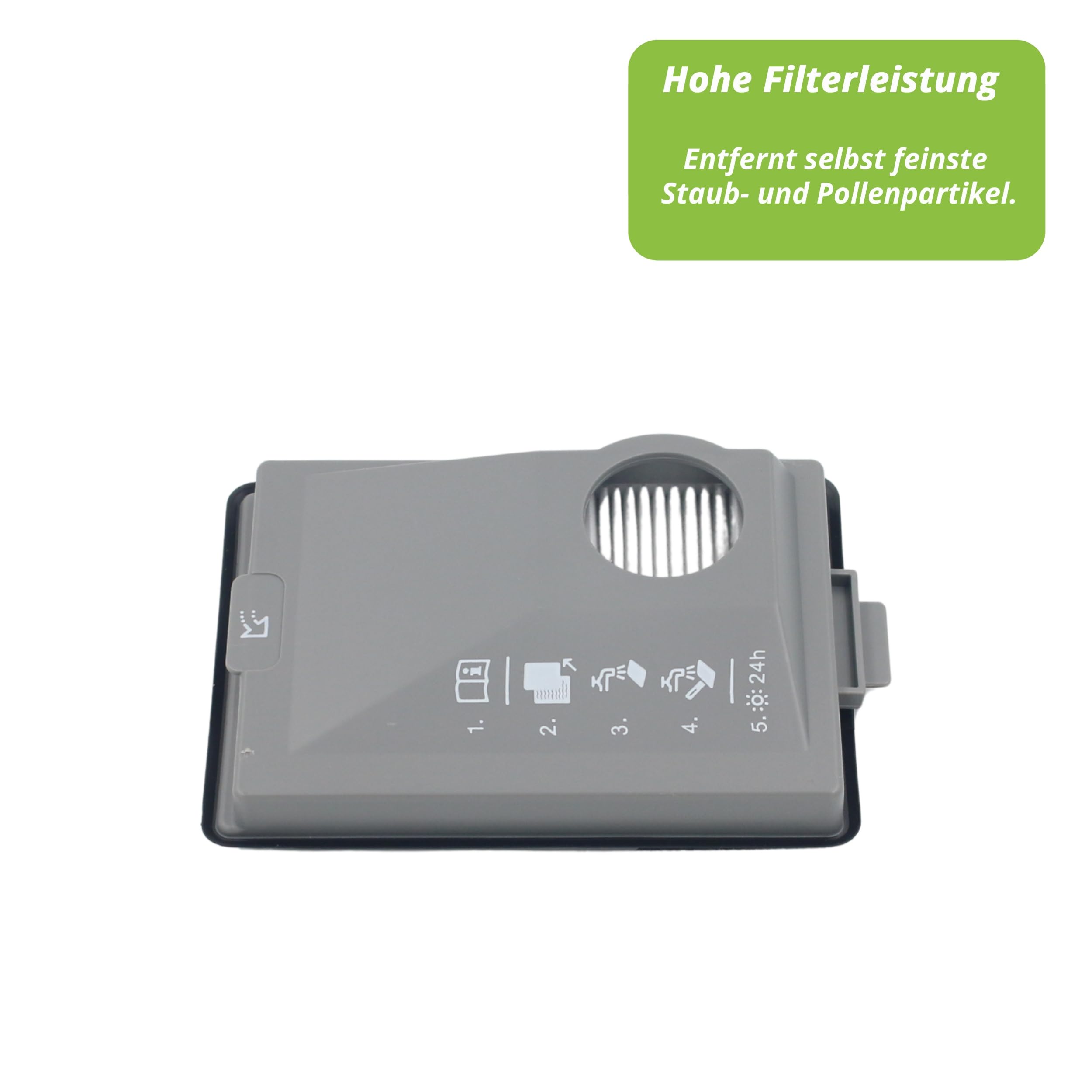 Lot de 3 filtres à poussière fine de qualité supérieure compatibles avec les séries Miele Boost CX1 - Filtre de rechange durable pour une filtration optimale de l'air - Filtre HEPA de rechange pour