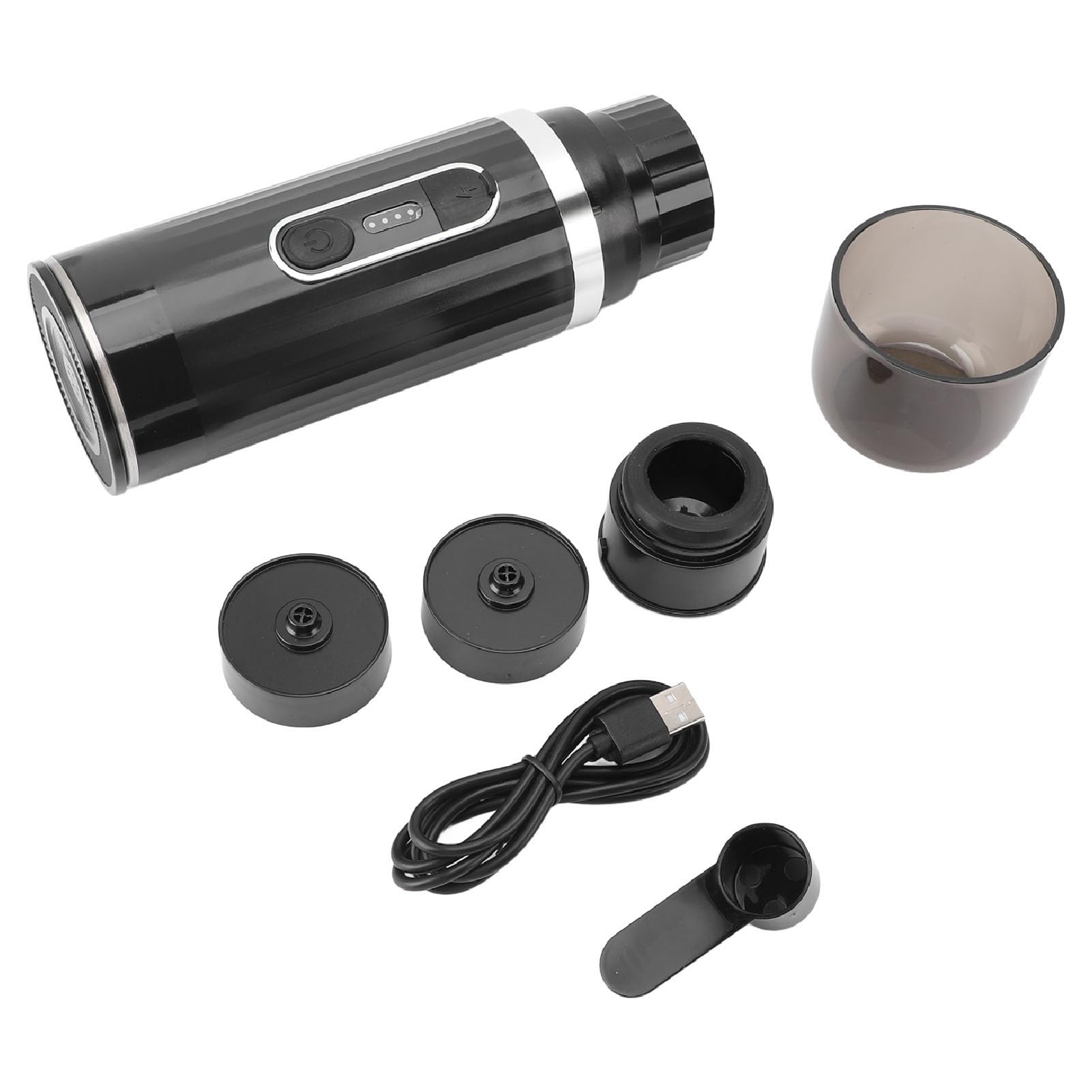 Yunir Caffettiera Piccola, Caffettiera Portatile Autoriscaldante, USB-C, Macchina Portatile, Capsule Originali Compatibili e Compatibili, Mini Caffettiera da Campeggio, Viaggio, Casa