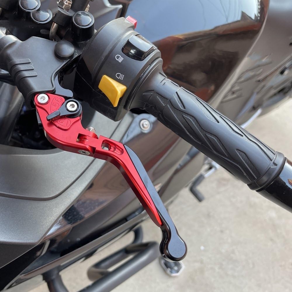PONNYC Palancas Embrague Freno Motocicleta Para Y&amaha FZ6 FZ6-N FZ6-S 2004-2010 FZ1 Para Fazer 2006-2015 FZ6-R 2009-2015 FZ8 2011-2015 Moto Embrague Maneta Freno (Color : 5)
