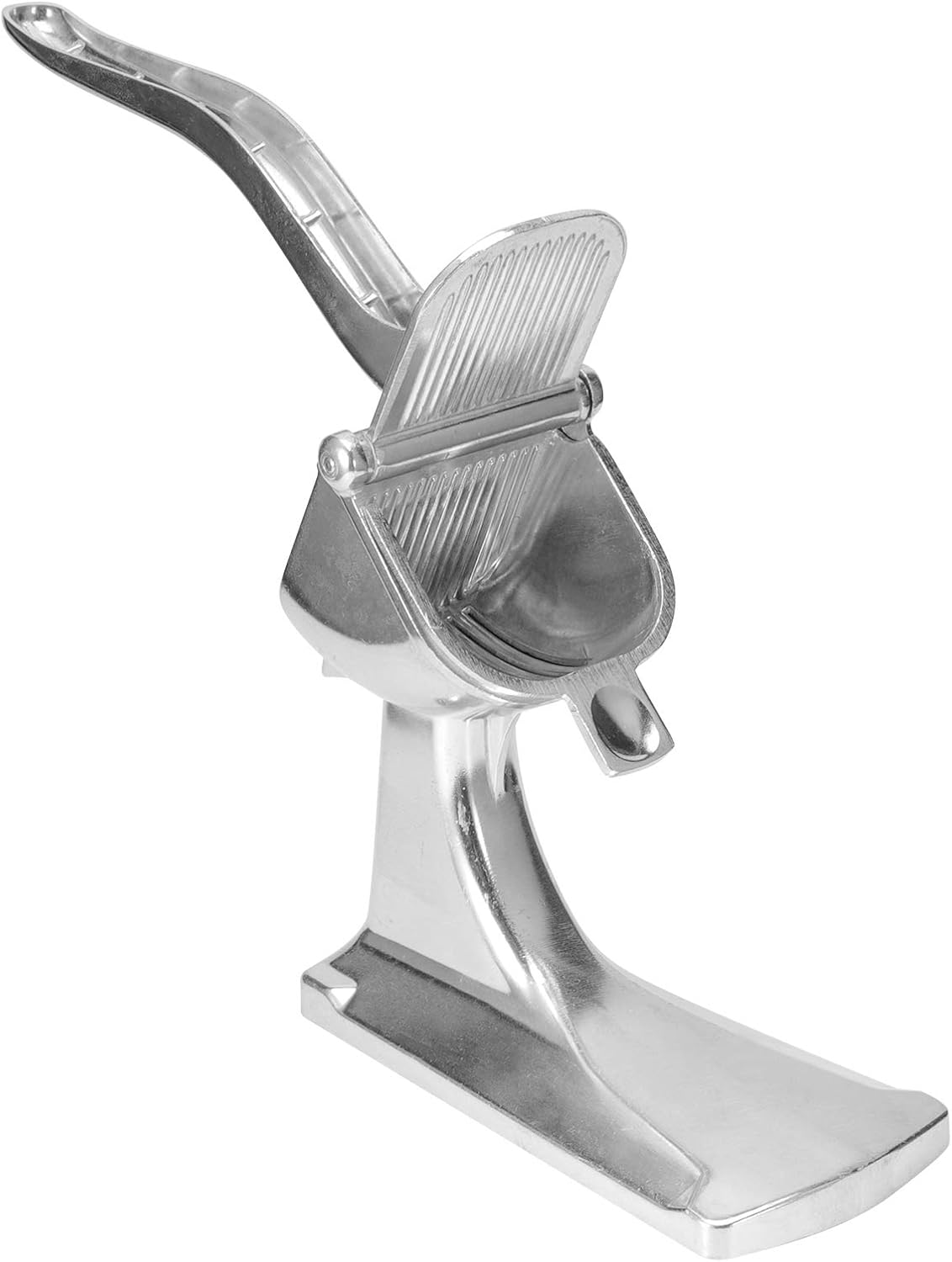 Pissente Manual Juicer Citrus Press Fruit Lemon Squeezer Hand Crank Orange Juicer Extractor Aluminum Alloy Hand Juicer with Stable Rubber Pads, 23x9x23.5cm