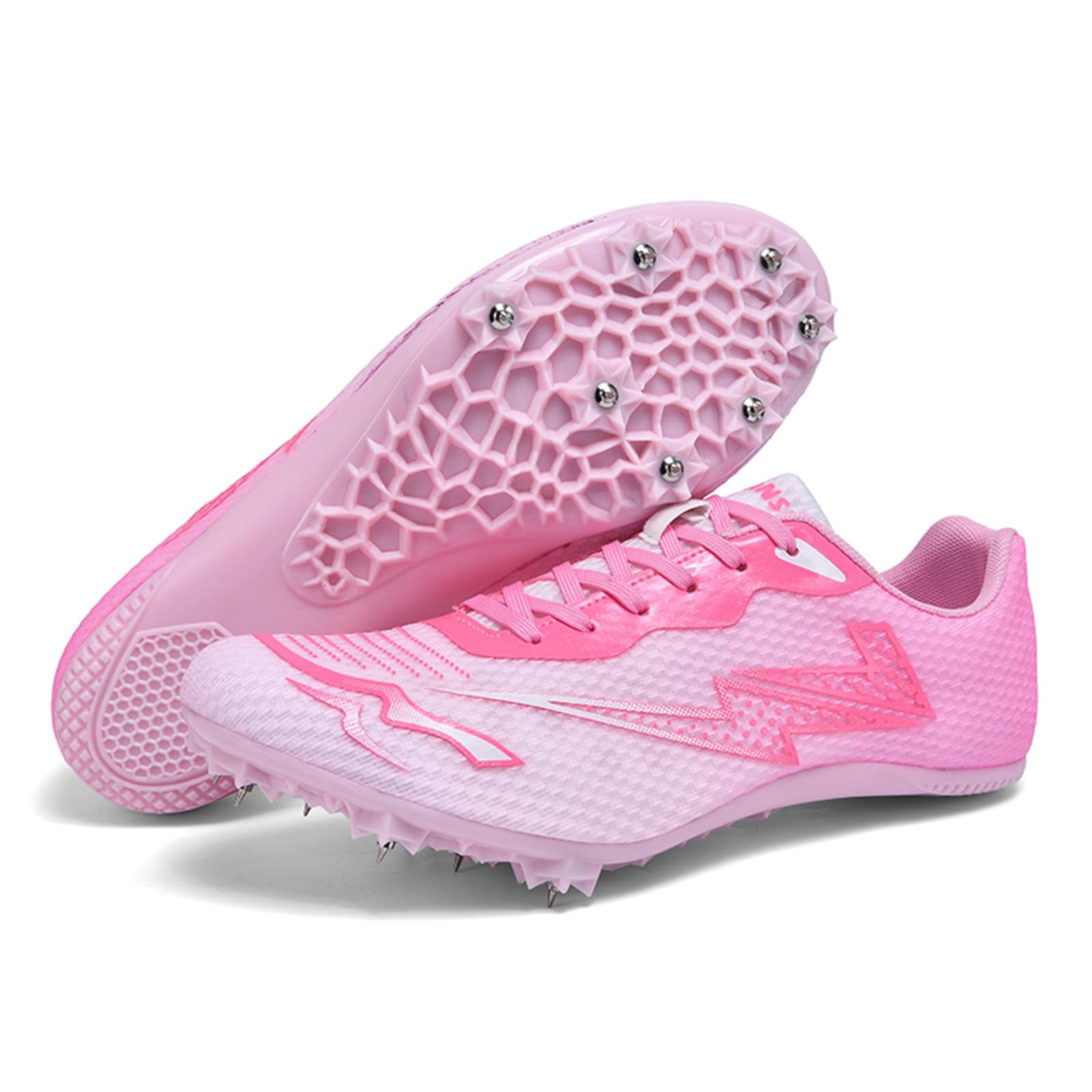 Zapatillas De Atletismo con Clavos para Hombre Ligeras para Carreras De Velocidad Saltos Y Niños Y Niñas