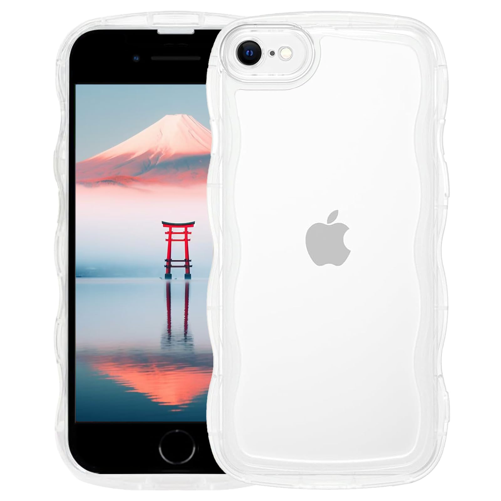 Amazon.co.jp: AVETUL iPhone 7/8/SE2/SE3 ケース クリア ウェーブ