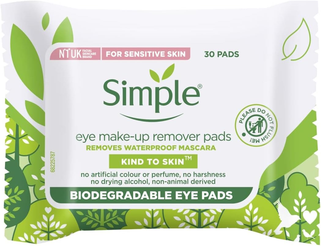 Eenvoudig en oogvriendelijk Make-Up Remover Pads 30 per pak