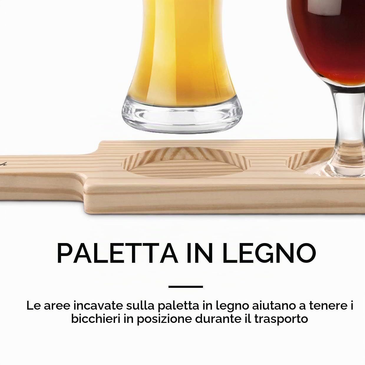 Degustazione di birra: set di 6 bicchieri