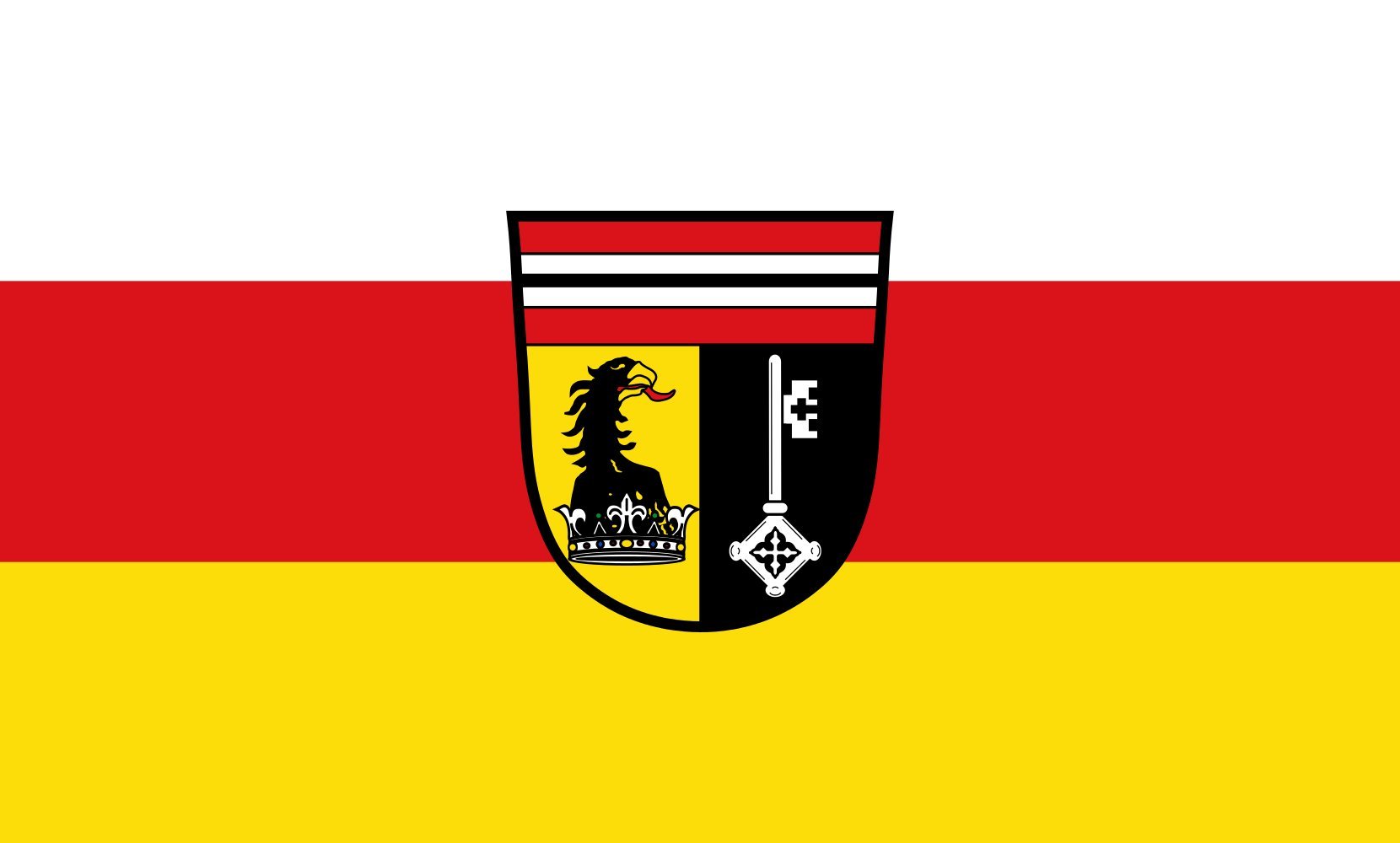 Drapeau Griesstätt grand format paysage de 1.35m² pour mât extérieur