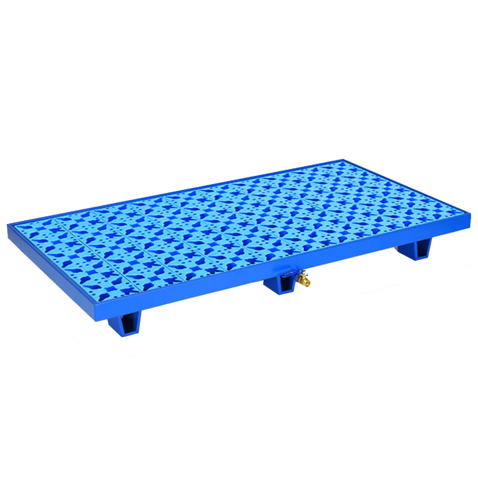 Spill containment trays, Oil Spill Containment Tray with Drain Outlet - Leakproof Platform for Storage