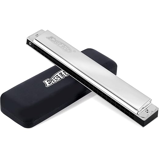 East Top Tremolo Harmonica Key of C 24 Holes