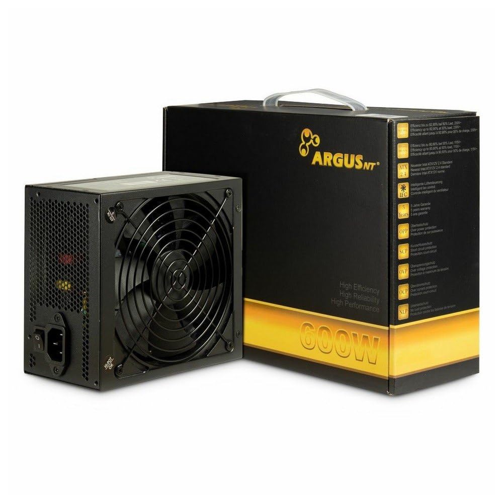 Fuente DE Alimentaciã“N INTER-TECH 600W Argus GPS-600 1X140MM Ventilador Retail