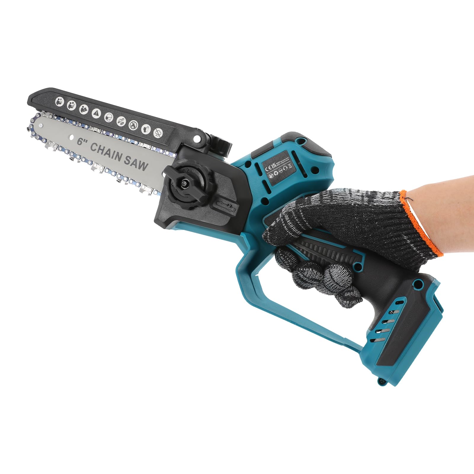 Sierra Para Ramas, 2 En 1 Motosierra De Podar 6&8 Pulgadas | Minisierra De Cadena Recargable Y Podadora Eléctrica Telescópica Compatible Con Makita De 18 V (Sin Batería)
