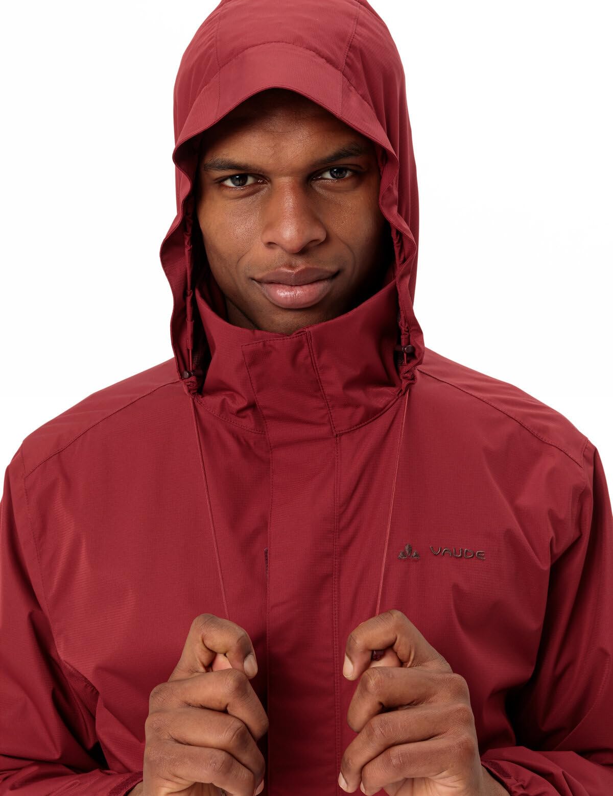 VAUDE Męska kurtka przeciwdeszczowa Escape Light, wodoszczelna kurtka outdoorowa, oddychająca kurtka wiatrówka z kapturem, chroniąca klimat kurtka turystyczna