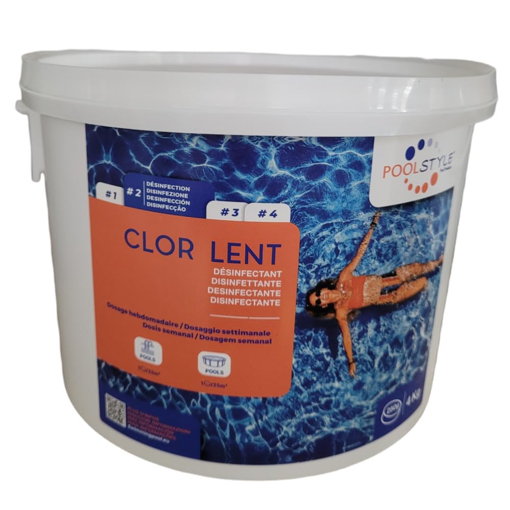 Secchio da 4 kg di compresse di cloro lungo 250 g C/4 P/72 SCP - PSL