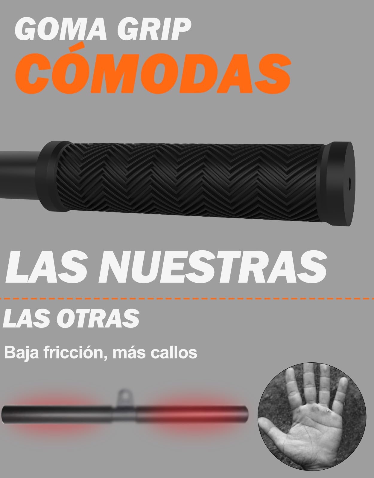 Fitarc Accesorio recto para máquina de cable, barra corta extraíble para bíceps y tríceps para gimnasio en casa