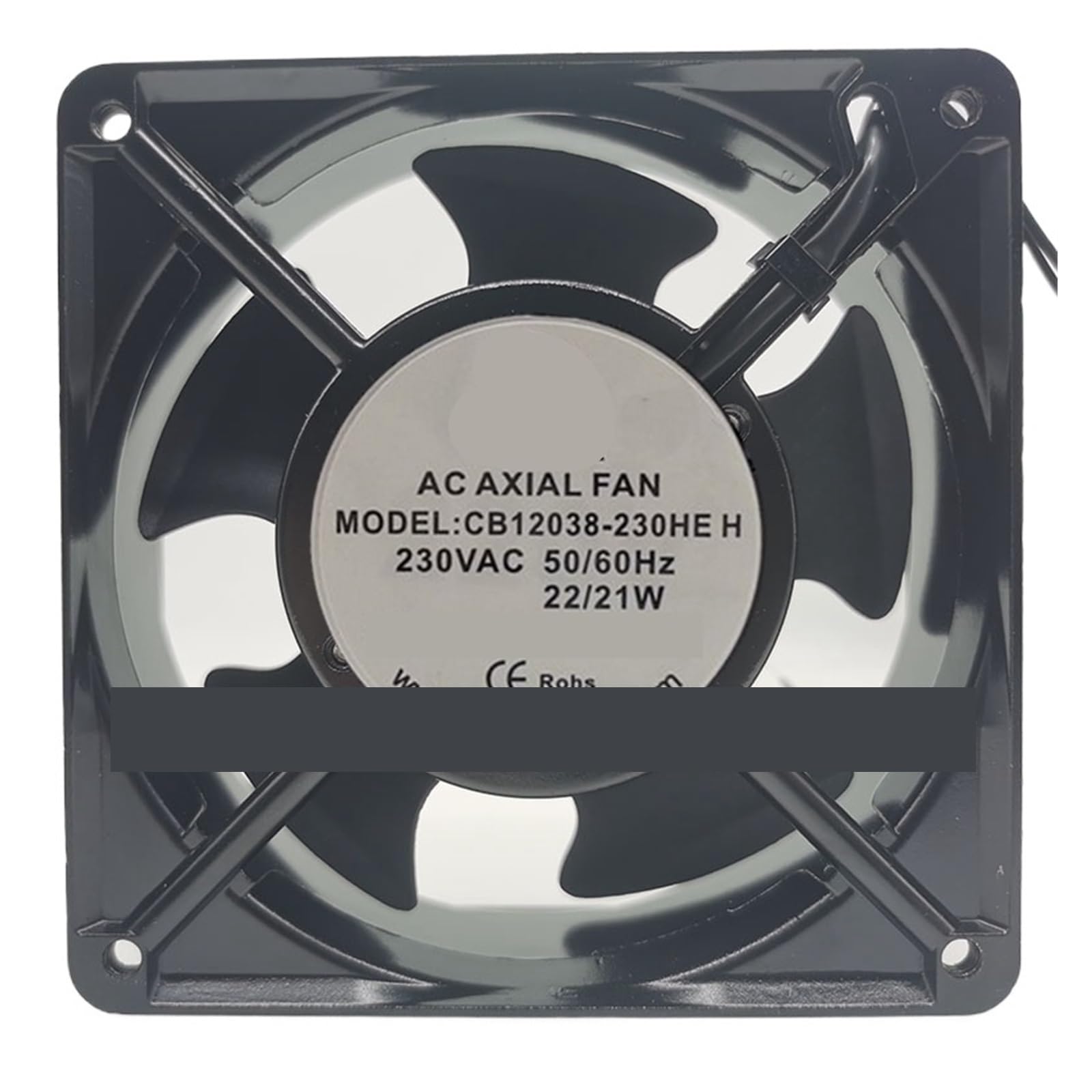 Lzikkgki One Color Cb12038-230He Ac 230V 22/21W 120X120x38mm 2-Wire Cooling Fan