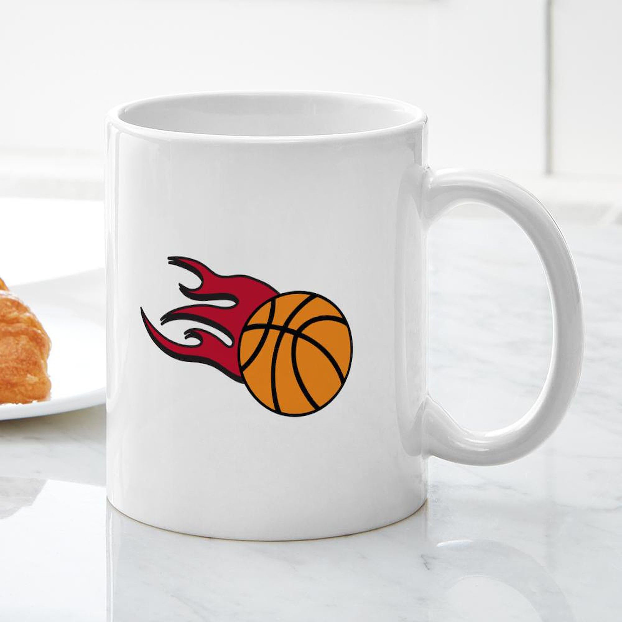 CafePress Curling Stone Mug - 11 Oz Ceramic Coffee Mug, Dishwasher & Microwave Safe