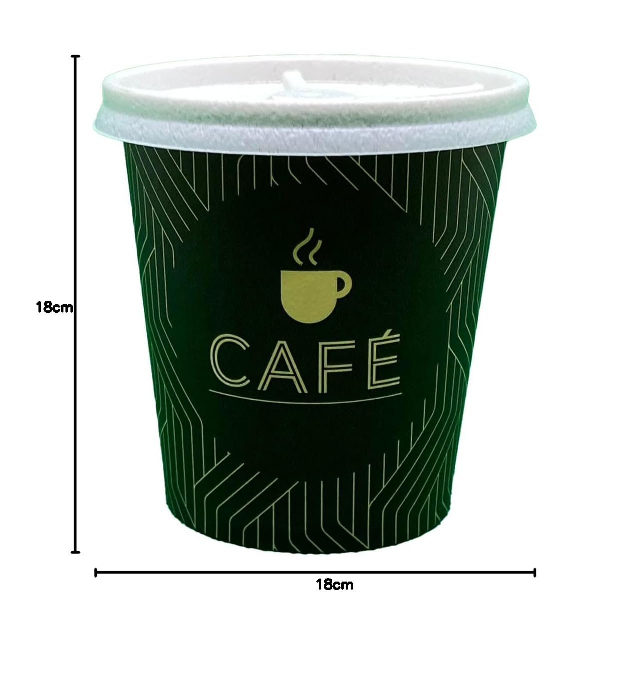 Tapas de plástico para Vasos de Carton x100. Tapas para Vasos Desechables cafe de 200ml. Tapas de Vasos Cafe para Llevar sin agujeros,completamente cerrada y segura. (Tapa plástico 200ml)