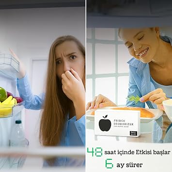 NATURAL deodorizer for refrigerator, wardrobe, car and gym bag. Activated carbon box that absorbs odors and moisture. It is effective for 6 months and can be reactivated under the sun for another 6 months