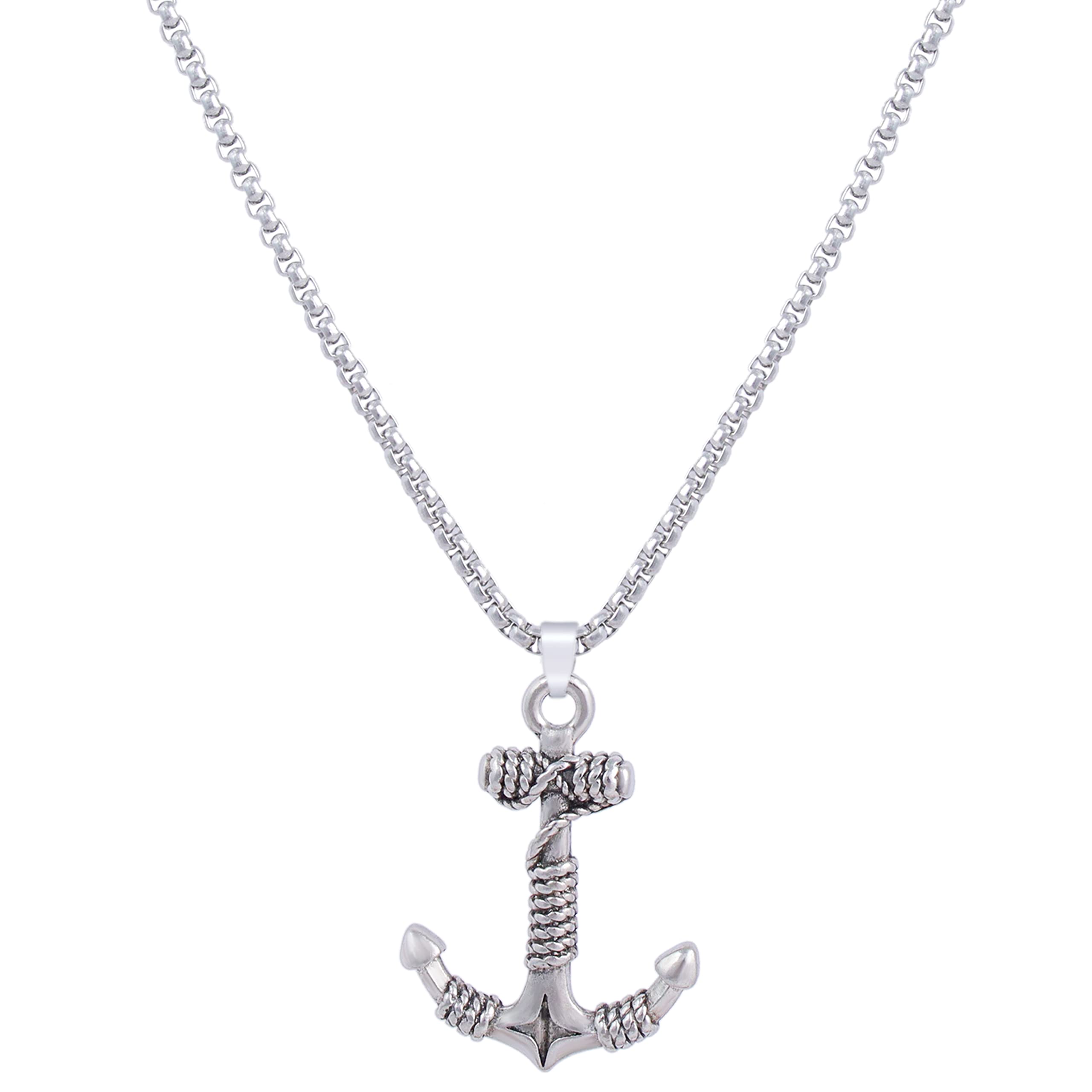 See full amazon price history chart for Fashion Frill Trendy Silver Chain Pendant For Men Anchor Design Stainless Steel Necklace Silver Chain Pendant For Men Boys Girls Birthday Gift For Brother Husband Mens Jewellery Fashion Frill Trendy Silver Chain Pendant For Men Anchor Design Stainless Steel Necklace Silver Chain Pendant For Men Boys Girls Birthday Gift For Brother Husband Mens Jewellery (B0BBW3CX69) Amazon Price History, Amazon Price Tracker