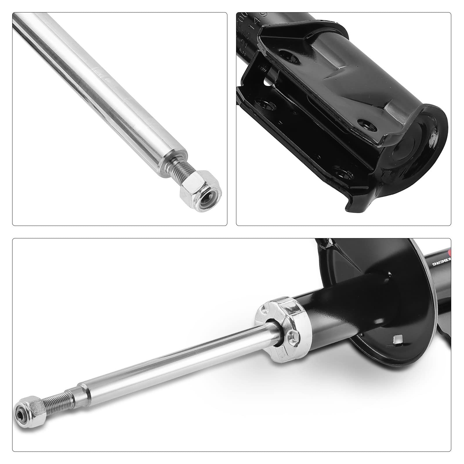 Frankberg 2 amortiguadores delanteros 597 mm presión de gas 338737 | Compatible con: Duster HS, Caja para el polvo, Duster HM
