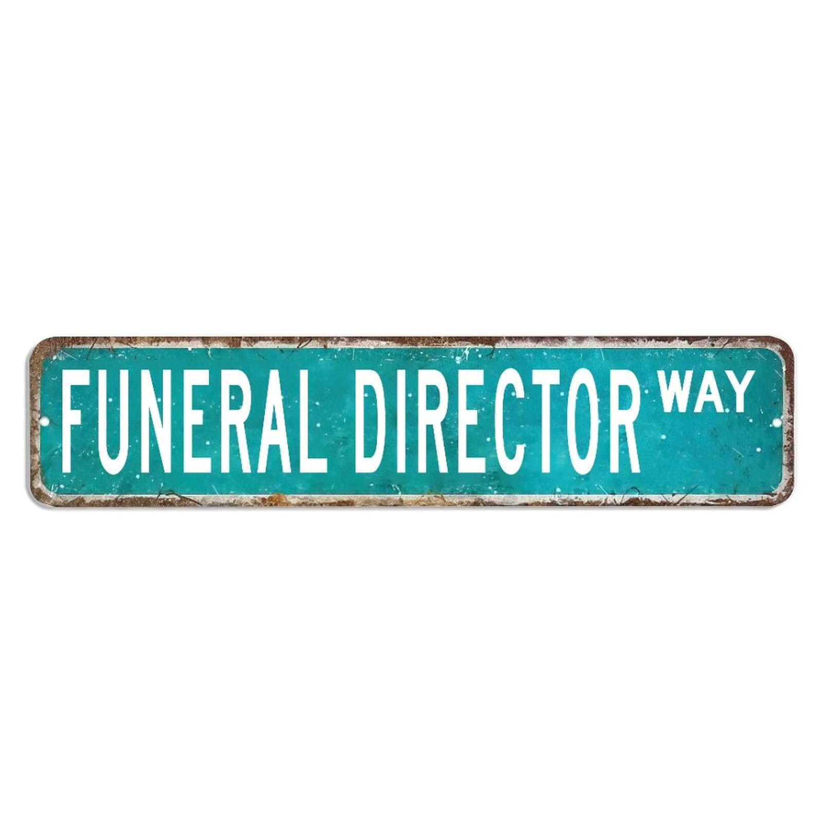 Byron Hoyle Funeral Director Metal Sign Funeral Director Sign Funeral Director Gift Funeral Director Vintage Decor Funny Custom Street Metal Sign Shabby Chic Wall Art Wall Hanger Home Decor Wall Decorations