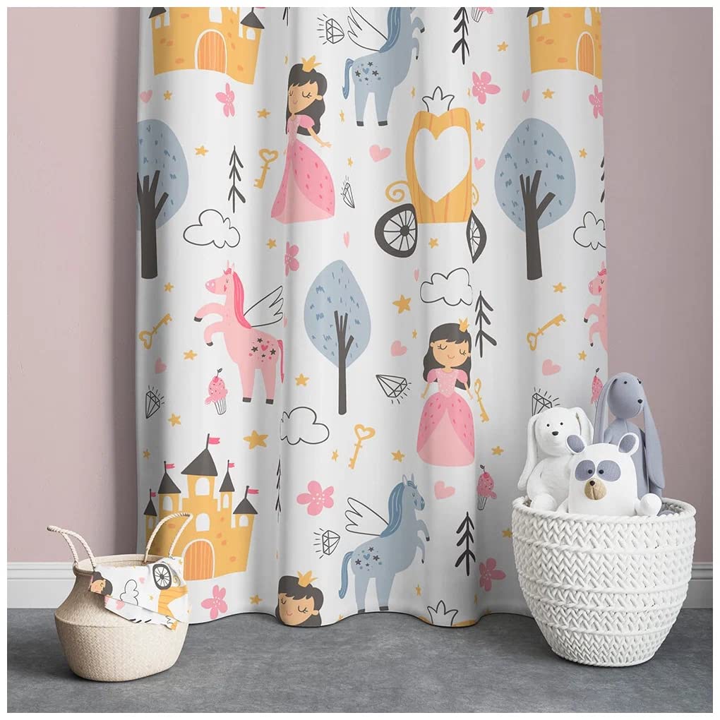 Eravati Polyester Blend Kids Barby Girl Digital Printed 9 Feet Eyelet Long Door Curtain for Kids Room Piece of 4 (4 x 9 Feet:(Size: 48 x 108 inch) Long Door, 4) (B0BP7T7XJK) Amazon Price History, Amazon Price Tracker