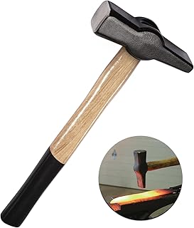 Blacksmithing Tools for Forging Anvil Knife Making-(0000811-1500) Blacksmith Hammer 3.3 lbs (1500g)