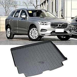 Auto Rubber Kofferbakmatten voor Volvo XC60 2018 2019 2020, Cargo Storage Padded Pallet Mat, Antislip Waterdicht Stofdicht Anti-Kras Kofferbakbeschermermatten