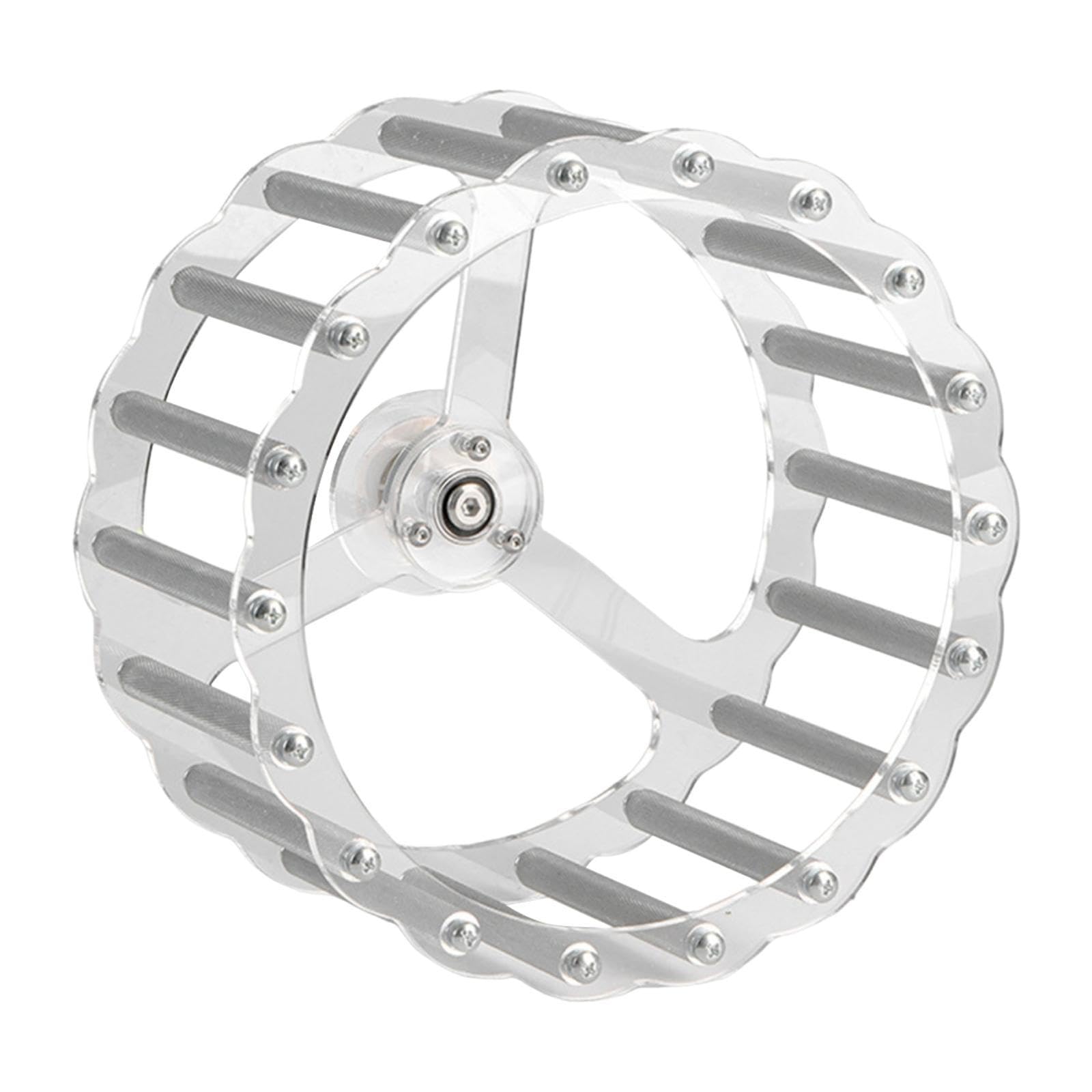 Mécanisme sans bruit pour roue de perroquet de 24 cm en métal