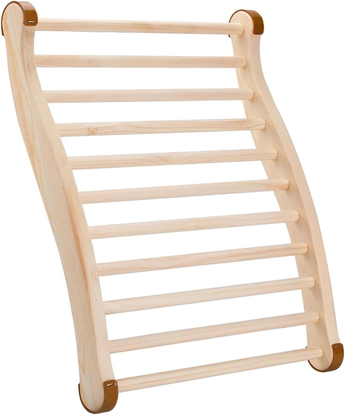 Long Lasting Pine Wood Sauna Backrest Textured Silicone Base Great for Warm Room or Sofa Use Sauna Bench Backrest