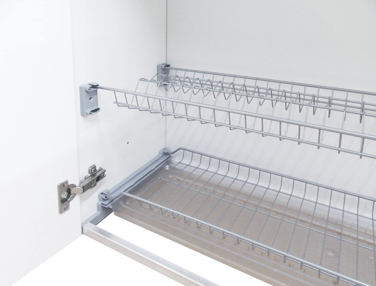 Pensile Cucina Olmo 40x32x72 Cm - 1 Anta, Maniglia Cromata, Made Italy - Foto 5