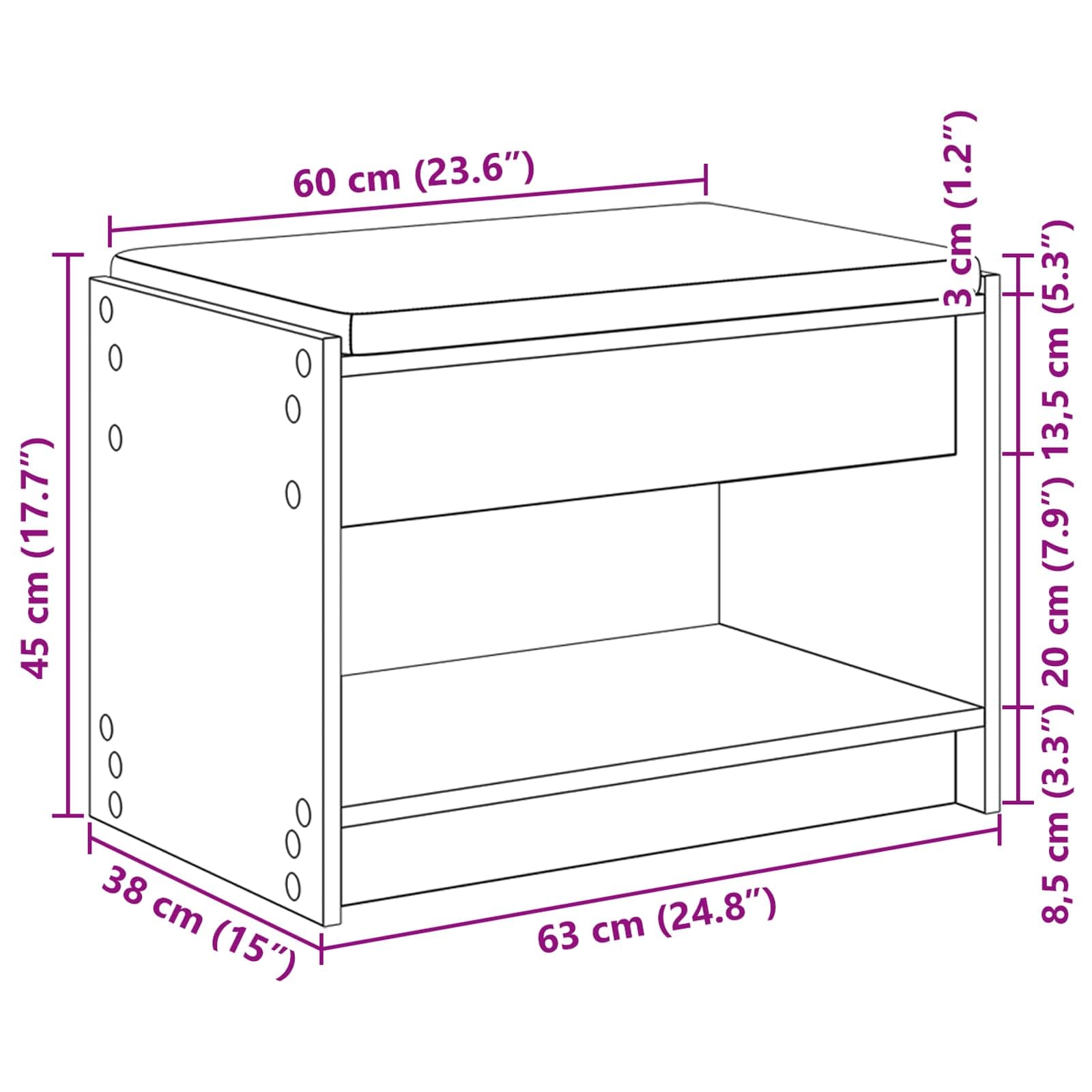 vidaXL Banco de Entrada 63 x 38 x 45 cm Madera Ingenierizada y Tela, Banco Moderno para el Hall, Muebles de Entrada, Asientos Elegantes, diseño Rectangular, soluciones funcionales