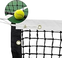 ProGoal 42FT Professional Heavy Duty Tennis Net - UV-Treated HDPE, Fits All Standard Posts, Indoor/Outdoor Durable Nylon Net